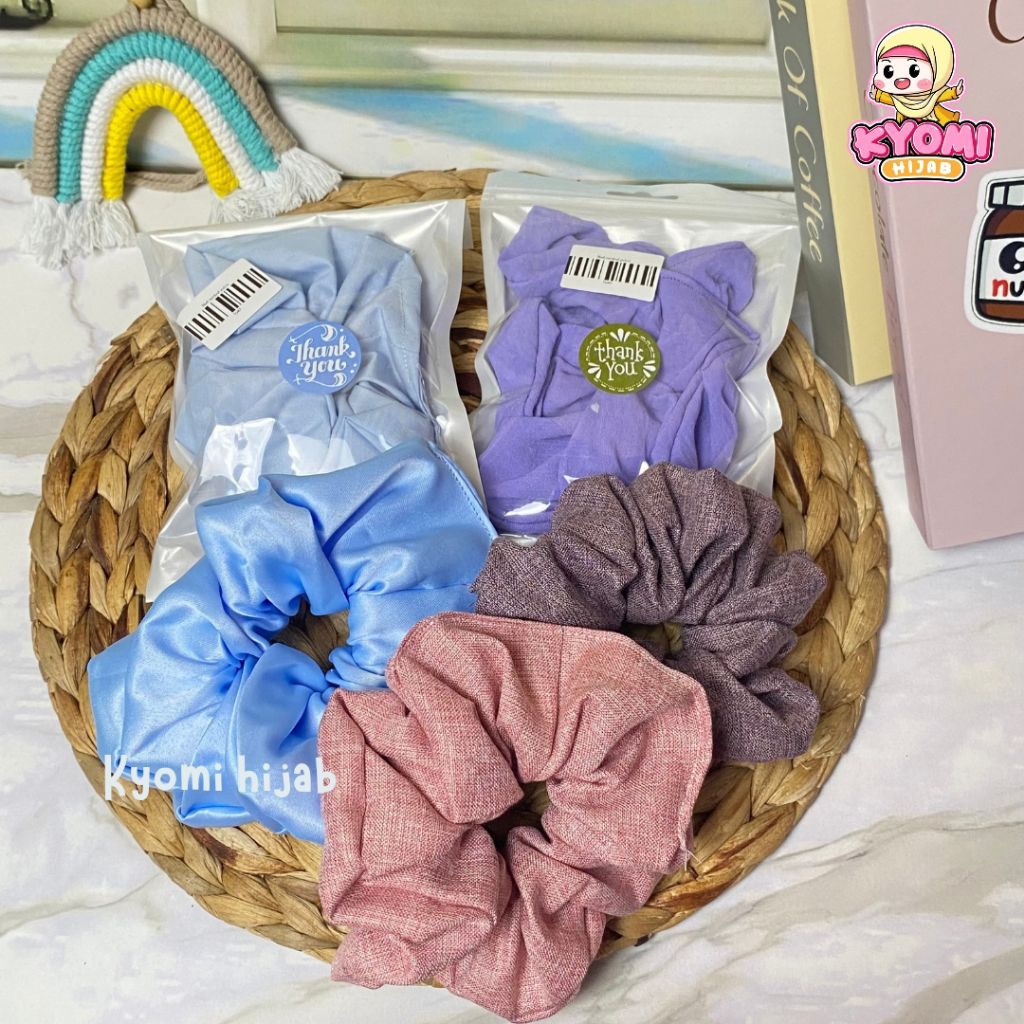 kyomi hijab cepol Scrunchie ikat rambut cepol murah iket rambut hijab