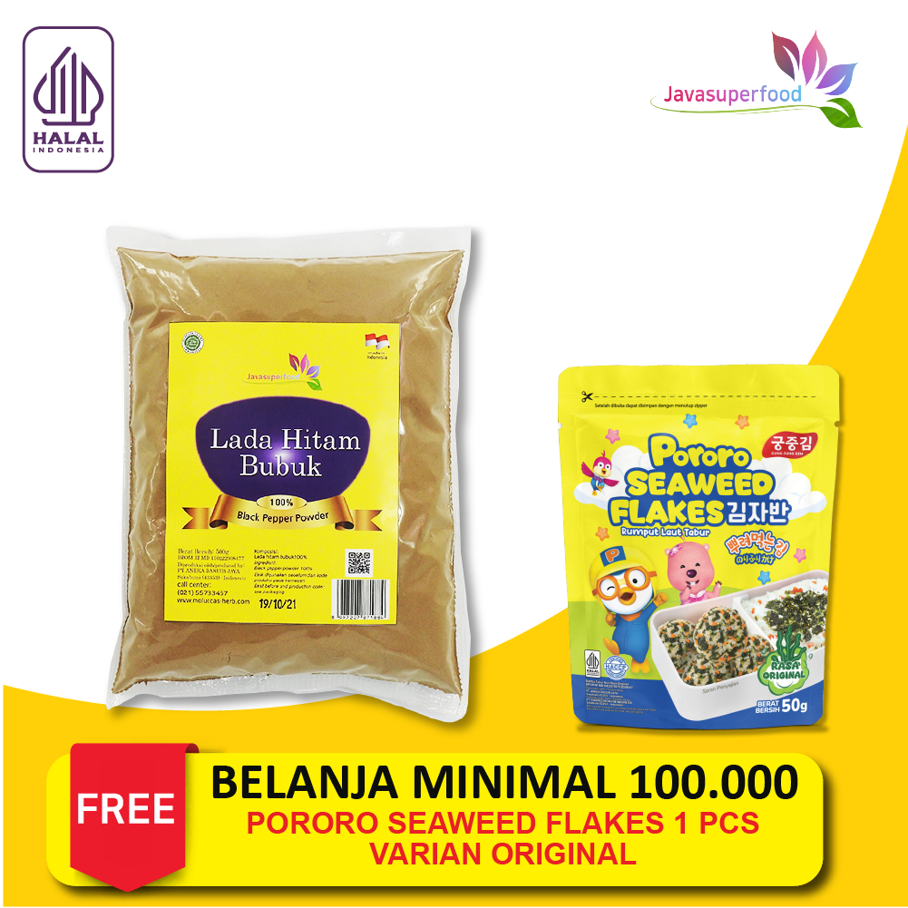 

LADA HITAM BUBUK/BLACK PEPPER POWDER 1 KG