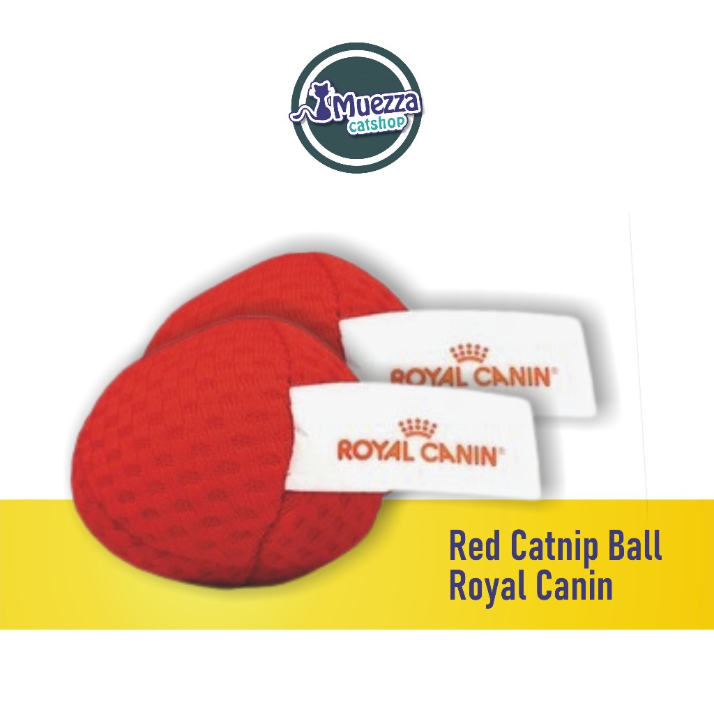 Red Catnip Ball Royal Canin Mainan Kucing Royal Canin Catnip Ball Pet Toy Cat