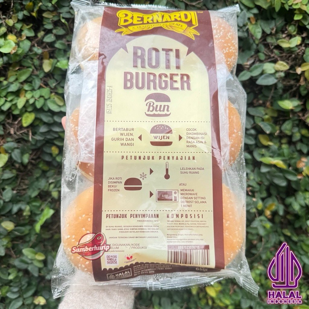

BERNARDI ROTI BURGER WIJEN ISI 6