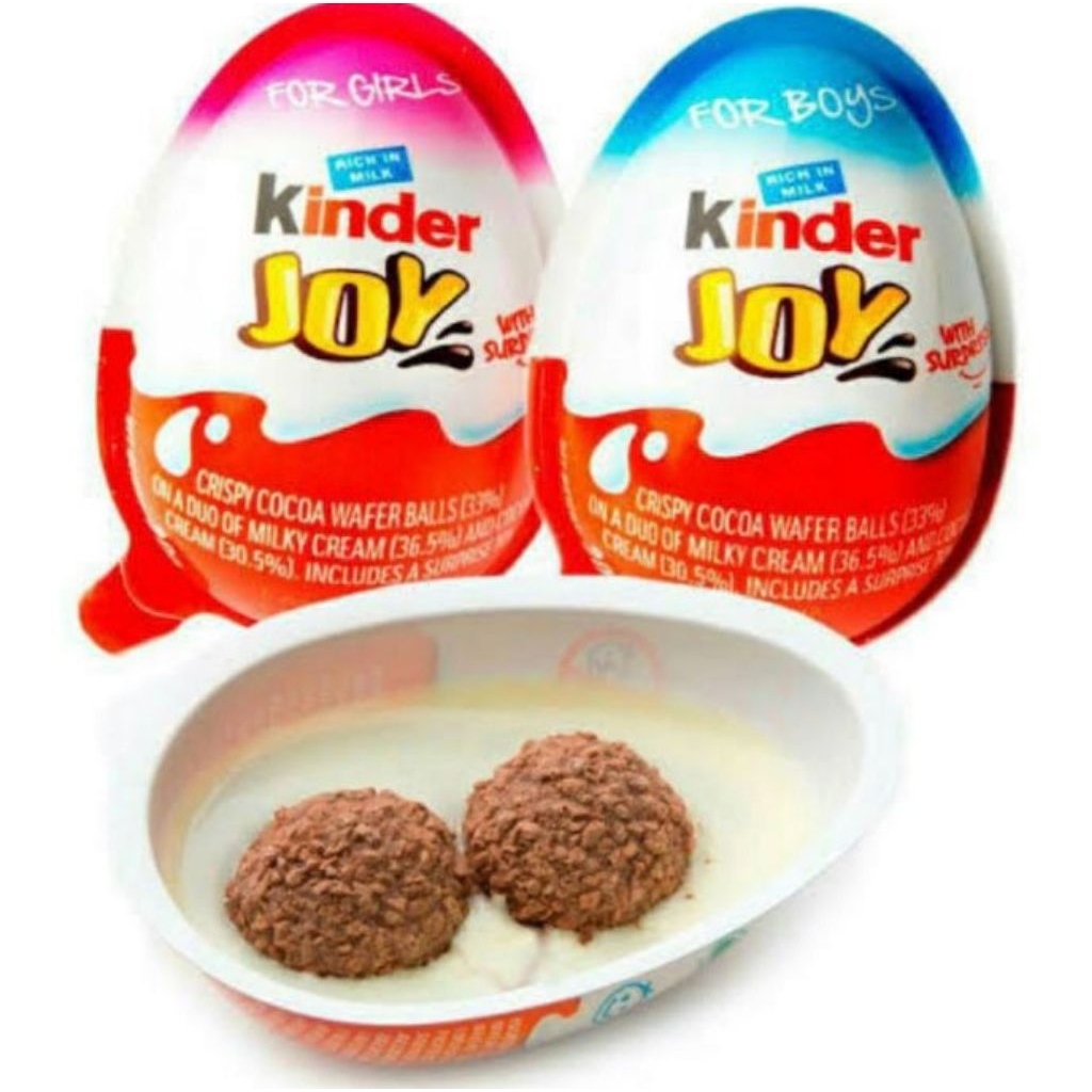 

Kinder Joy Boy/Girl 20 Gram Cokelat Dengan Mainan