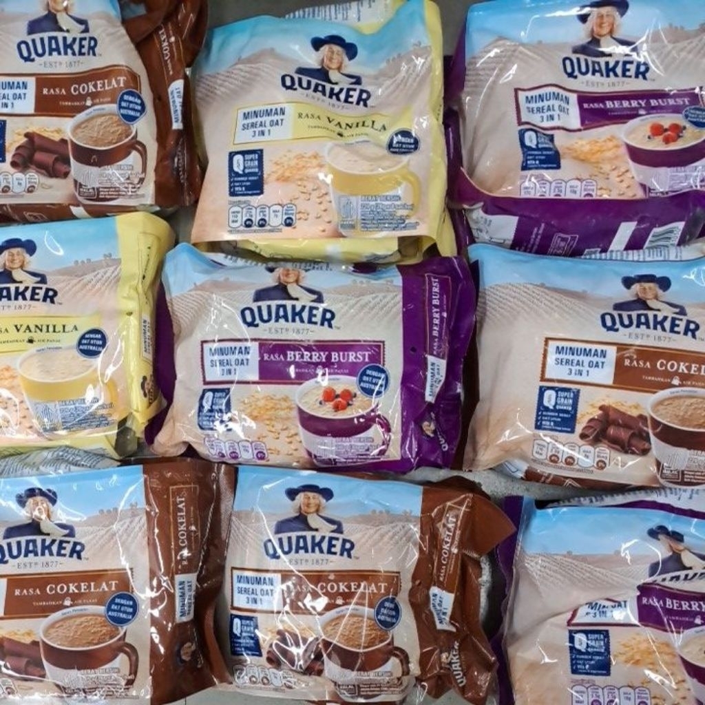 

Quaker 3 in 1 Munuman Sereal Oat three in One 224 gr ( 8 x 28 g )