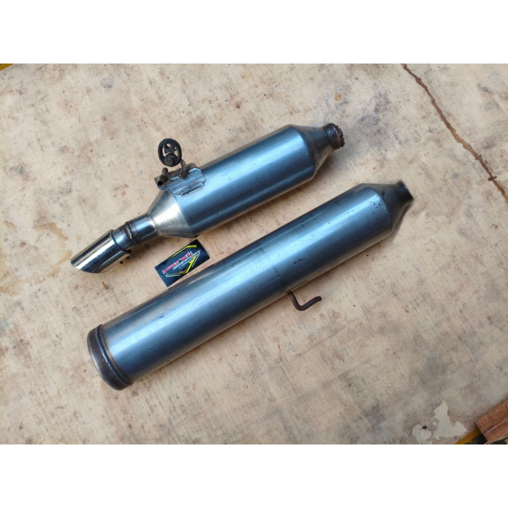 knalpot + resonator standar mobil toyota yaris JOKER original.