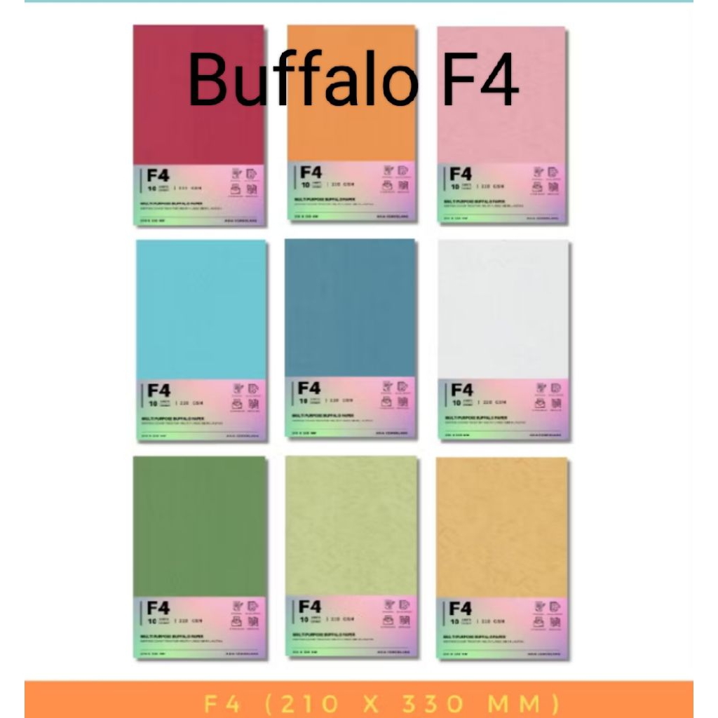 

Kertas Cover Jilid Buffalo Uk.F4 Paiton / Kertas Buffalo Super Folio