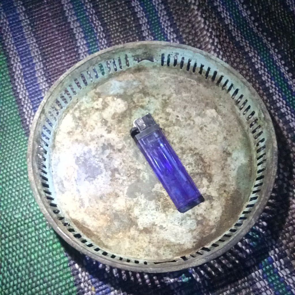 nampan kinangan Kuningan jadul nemu