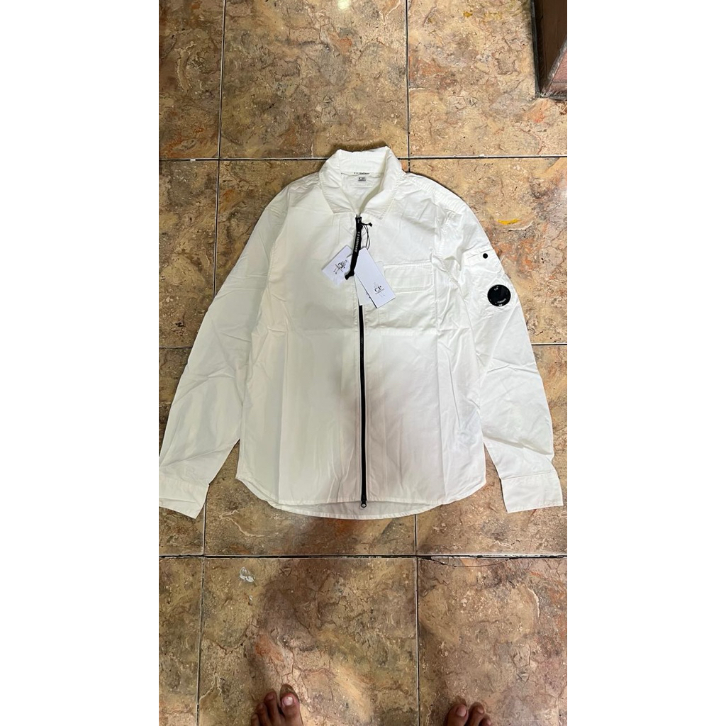Overshirt Cp company white size S dan xxxl