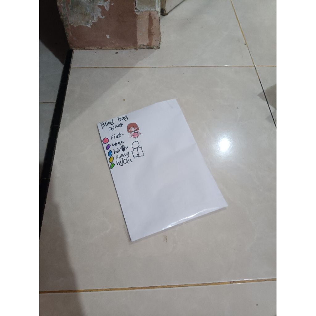

blind bag isi stiker