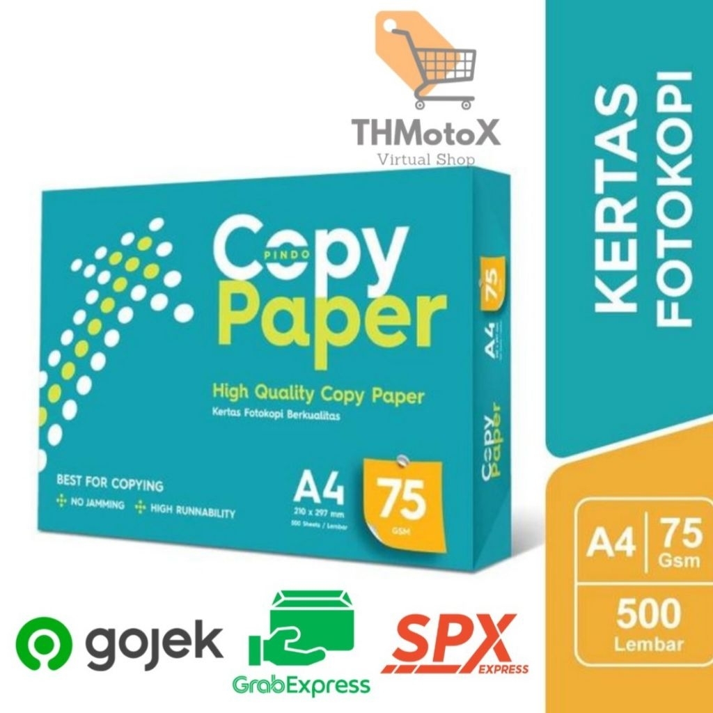 

INSTANT/ SAMEDAY (1Rim) Copy Paper Kertas HVS A4 75 Gram