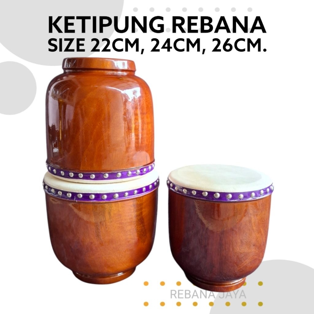 Ketiplak Rebana Hadroh / Ketipung Rebana / Kempling Natural