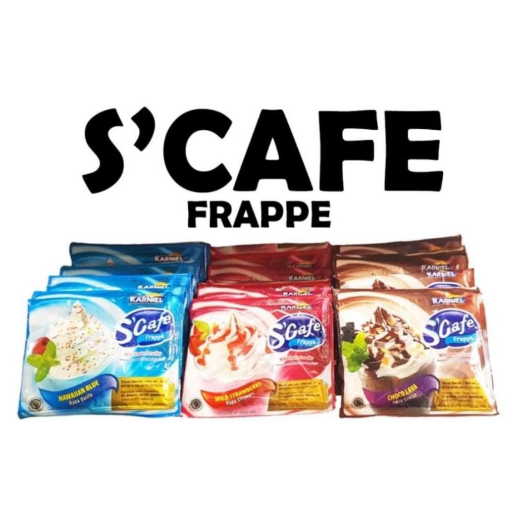 

SCAFE minuman serbuk rasa coklat 25gr isi 10 sahcet