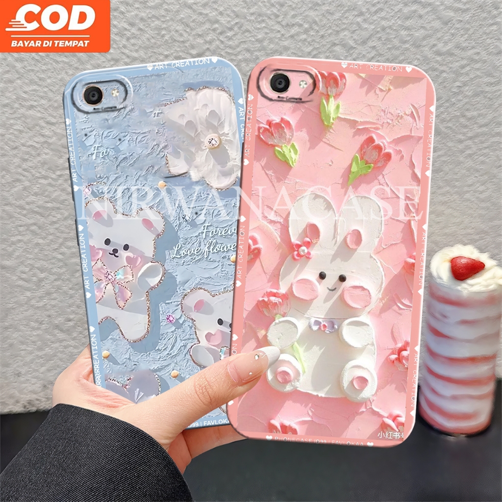Softcase Hp Vivo Y55 Y55S Y55L Motif Bear Case Pro Camera Lentur - Fashion Case Lucu Terbaru