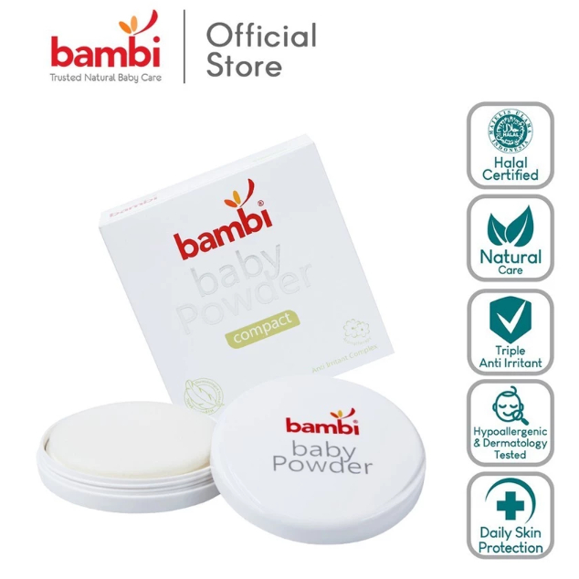 BAMBI Baby Compact Powder - Bedak padat bayi
