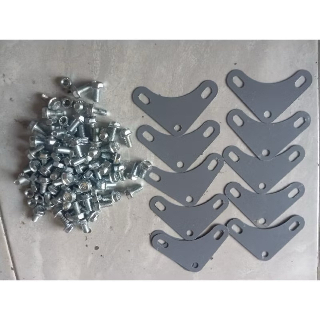 baut rak siku  rak besi M6x12 baut 10 siku L