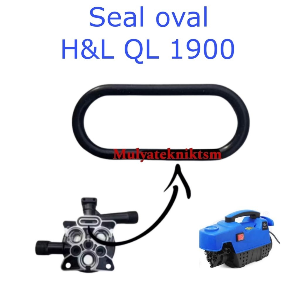 Seal oval jet cleaner H&L QL 1900 Seal head pump H&L QL 1900