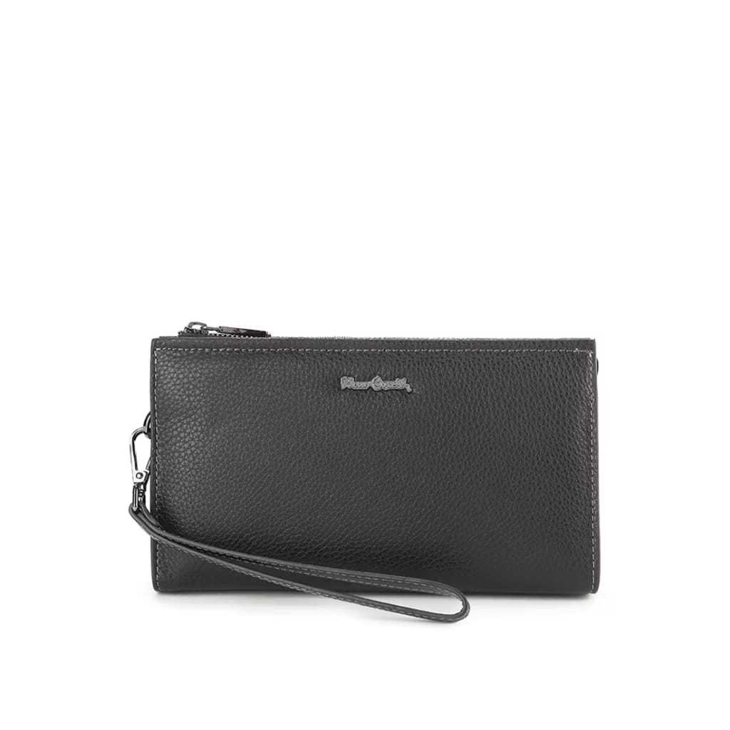 Pierre Cardin Clutch Handbag Tas Tangan Pria Kulit Hitam 0112831901BLA-Black