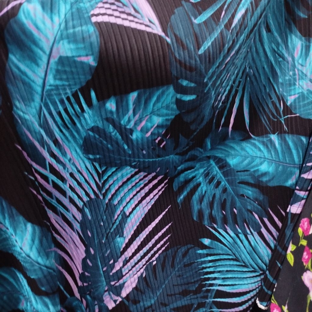 Bahan satin silk plisket motif // Kain satin silk plisket // Bahan satin silk // Kain satin silk mot