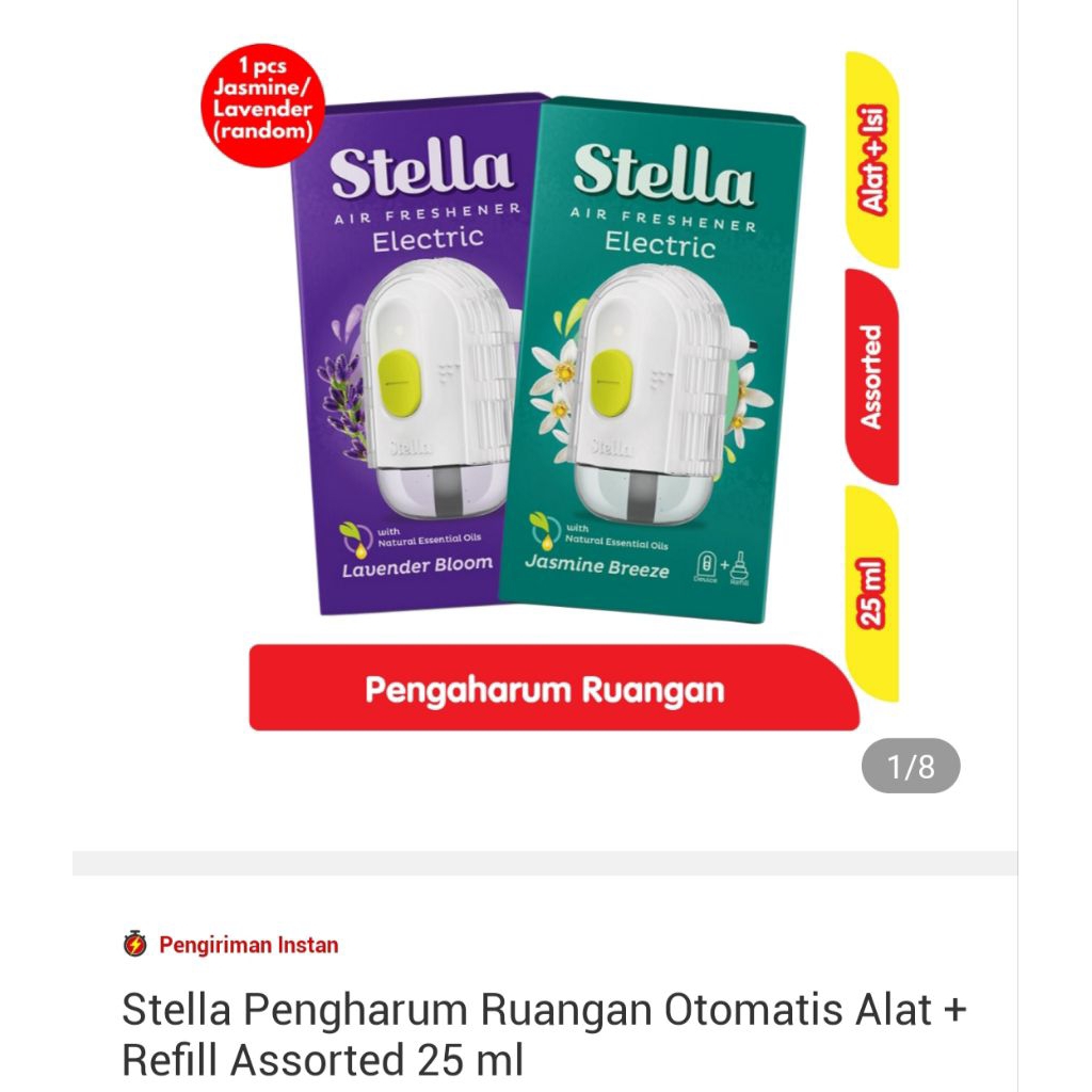 Stella Pengharum Ruangan ElektrikAlat + Refill