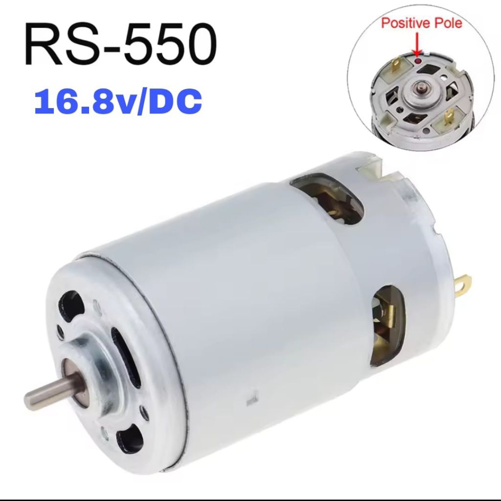 Dinamo Motor 16.8v DC Obeng Bor Baterai Cordless RS-550 RS550 550 RC DIY