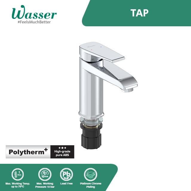 Wasser Kran Wastafel Dingin Basin Tap | TBA-P200 small with PolyTherm+ Technology