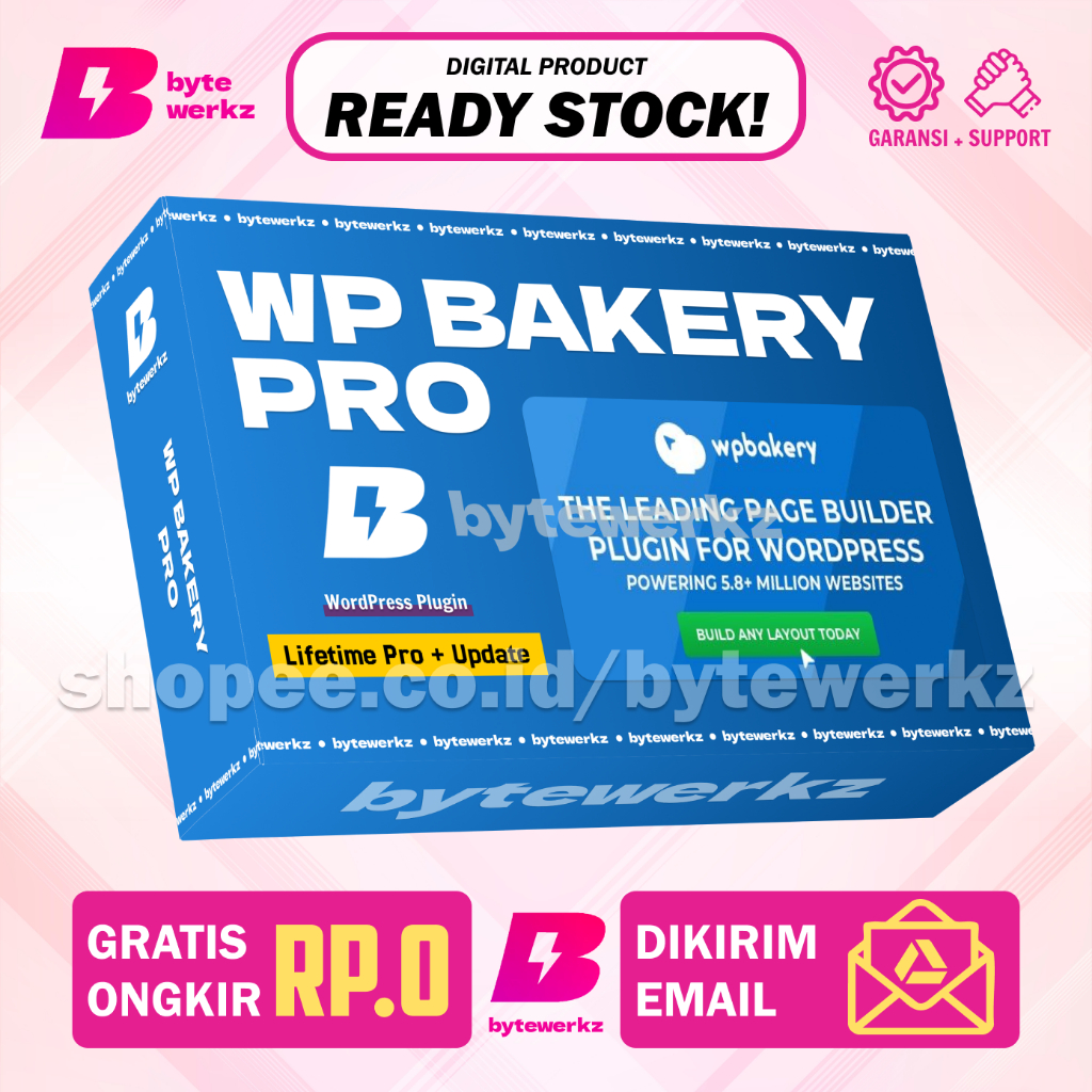 WP BAKERY PLUGIN PRO - WORDPRESS PAGE BUILDER EDITOR PLUGIN - LIFETIME UNLIMITED
