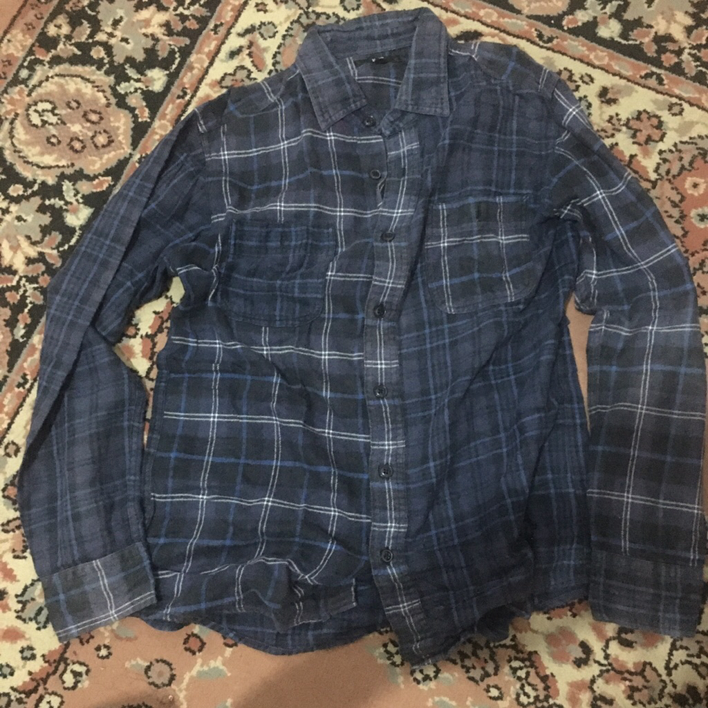 uniqlo flannel classic wool