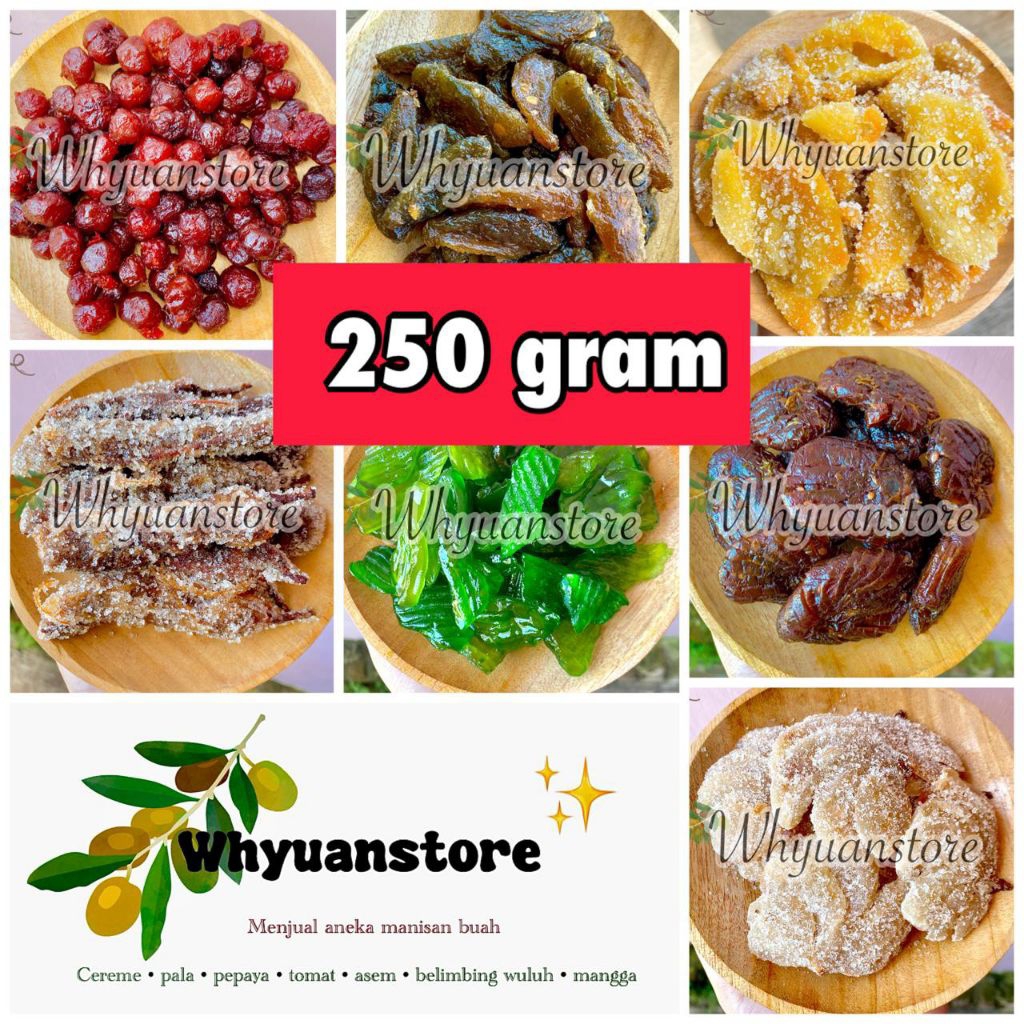 

manisan buah 250 gram