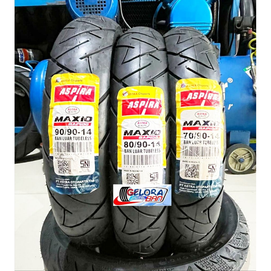 Ban Matic Tubeless Aspira 70/90-14 80/90-14 90/90-14 ban Aspira rapido tubles 80/90-14 ban 90/90-14 