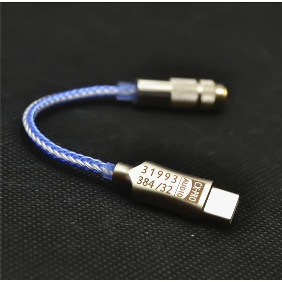 AVPRO AVQ065 Conexant CX31993 Type-C to 3.5mm DAC Adapter 384kHz 32bit