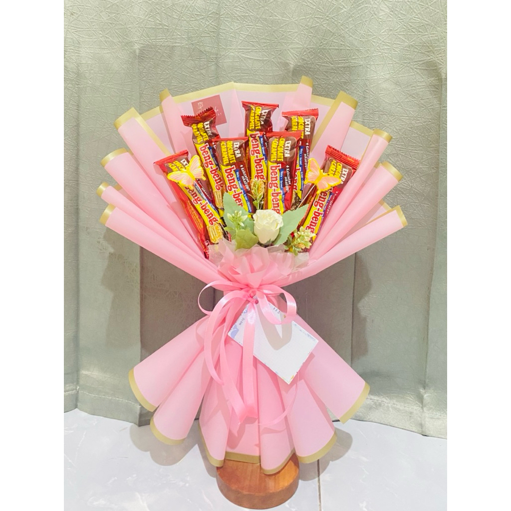 

Bouquet Snack / Buket Bunga Snack / Buket bunga Bengbeg