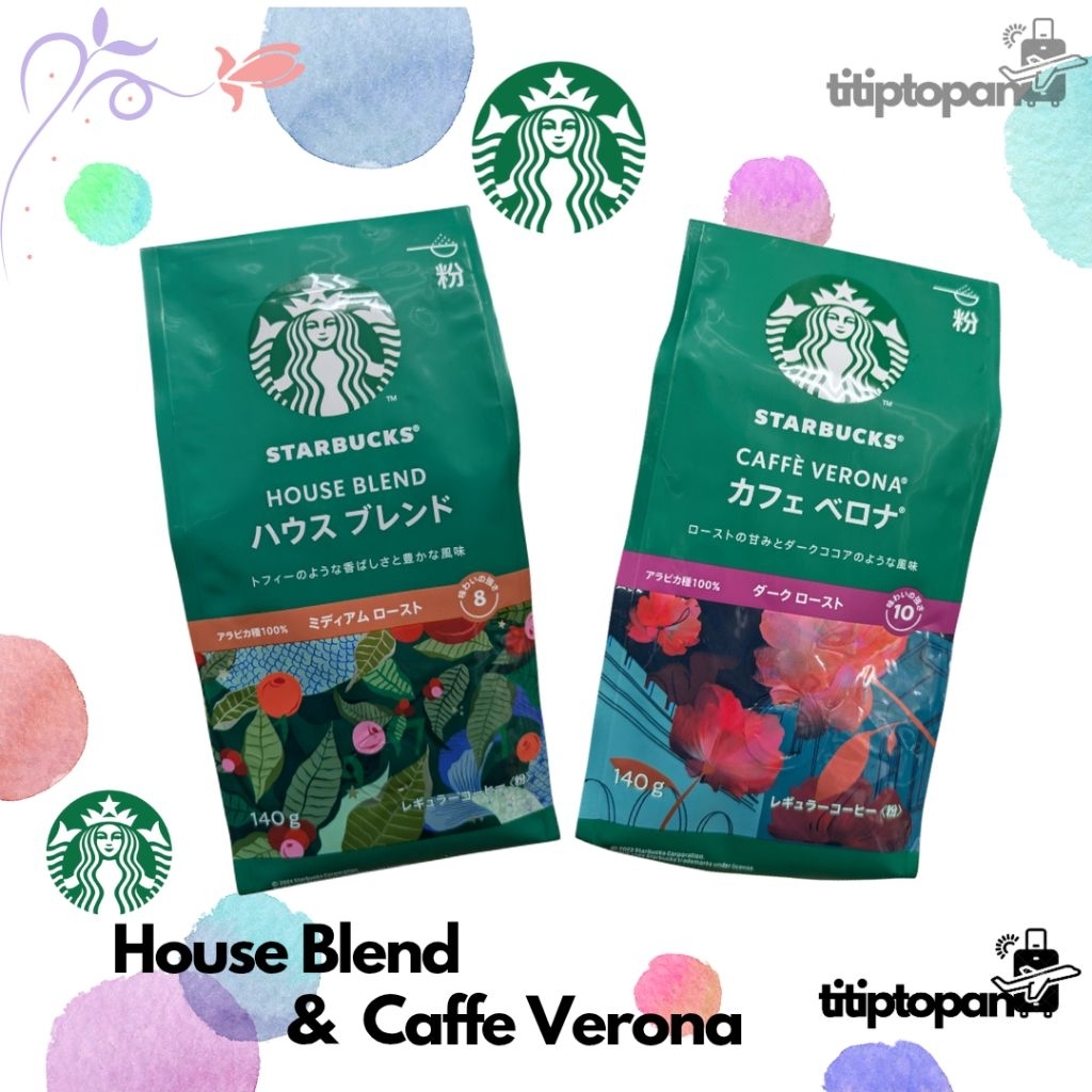

Starbak HOUSE BLEND & CAFFE VERONA 170 g Jajan Sevel Jepang