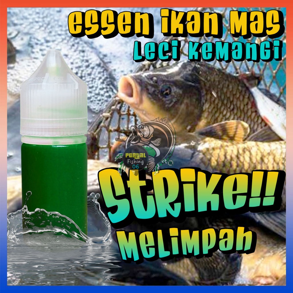RACIKAN AMPUH Essen Oplosan Leci Kemangi Umpan Pancing Ikan Mas Terbaik Babon Strike
