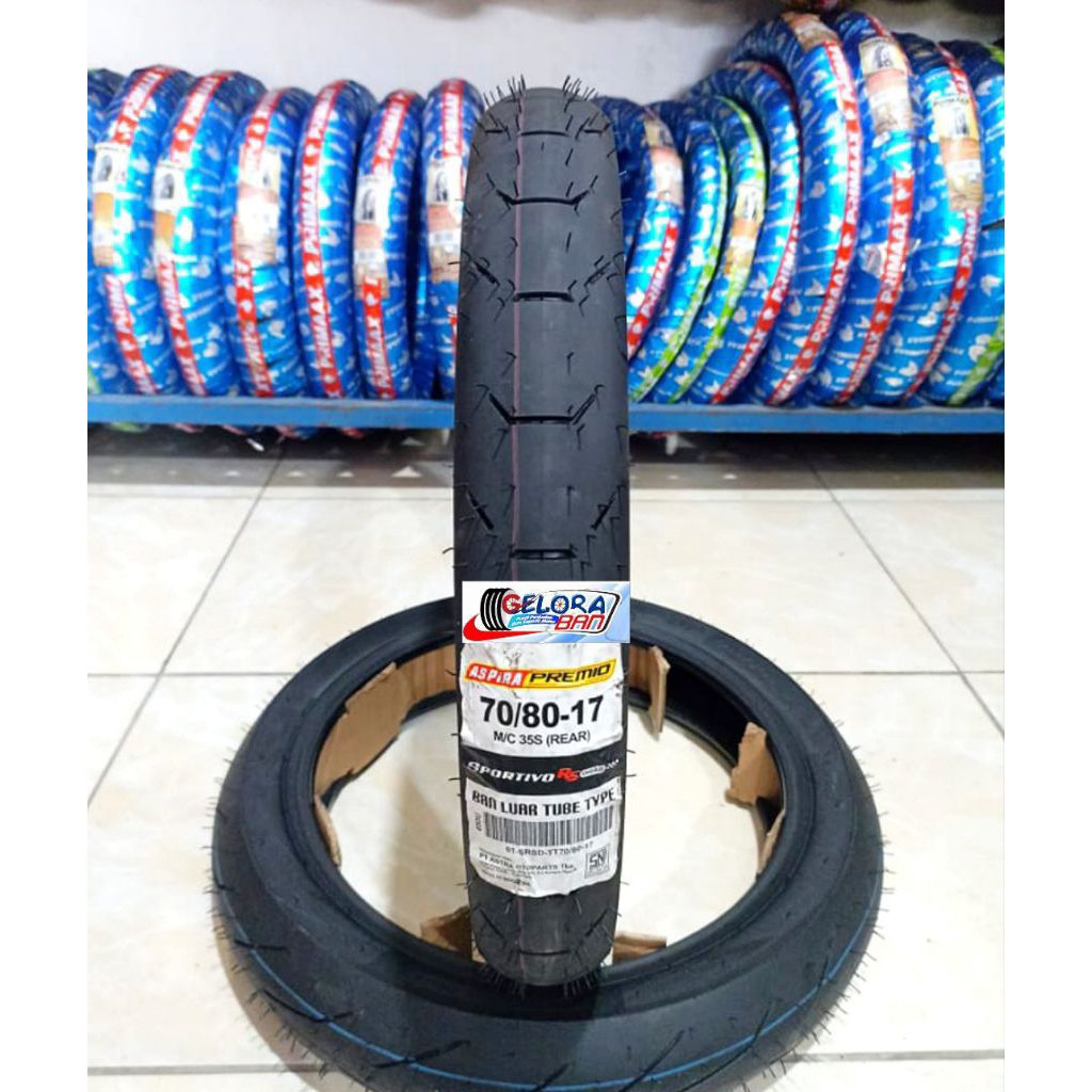 Ban Aspira RS Drag 70/80-17 Ban Soft Compound ban montor ring 17 ban babyloc ban 70/80-17 ban 70/80-