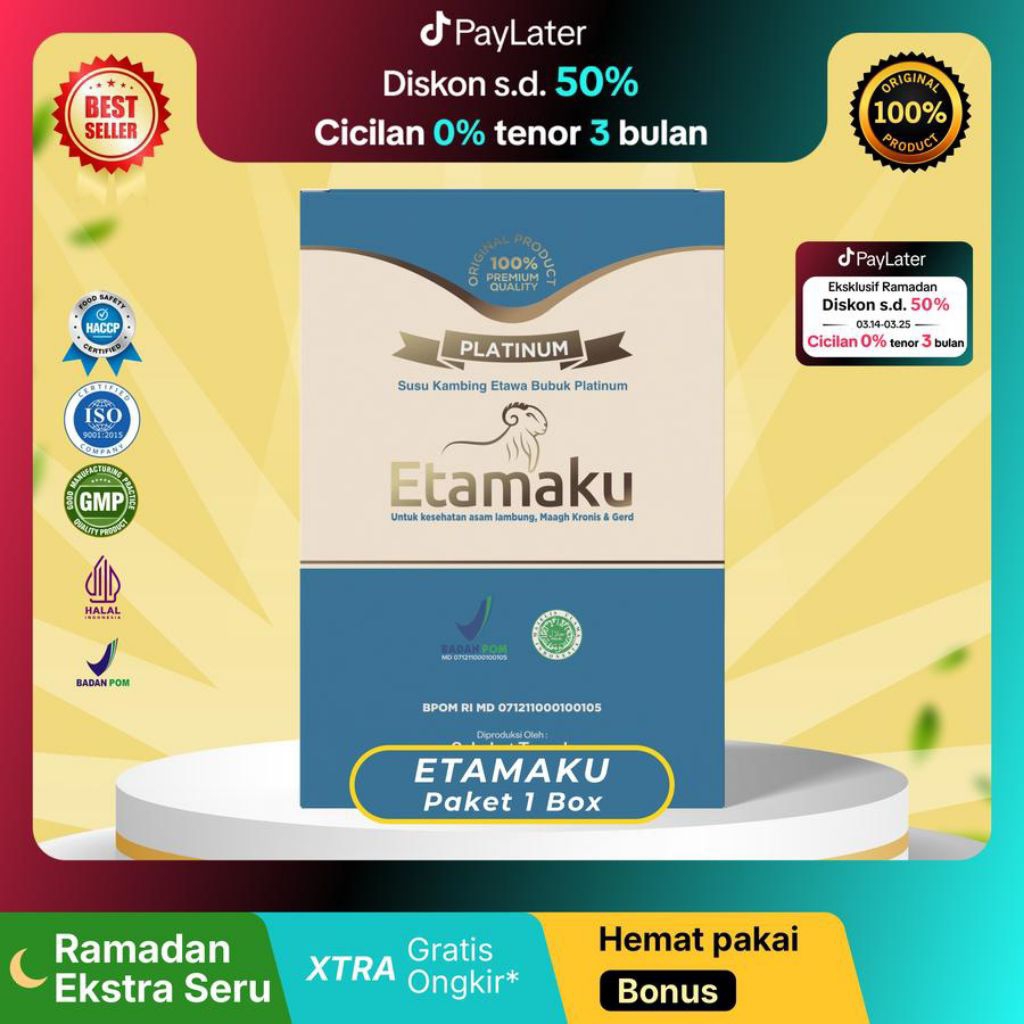 

Etamaku Susu Kambing Etawa 250gram Kebaikan Alami dalam Setiap Tegukan