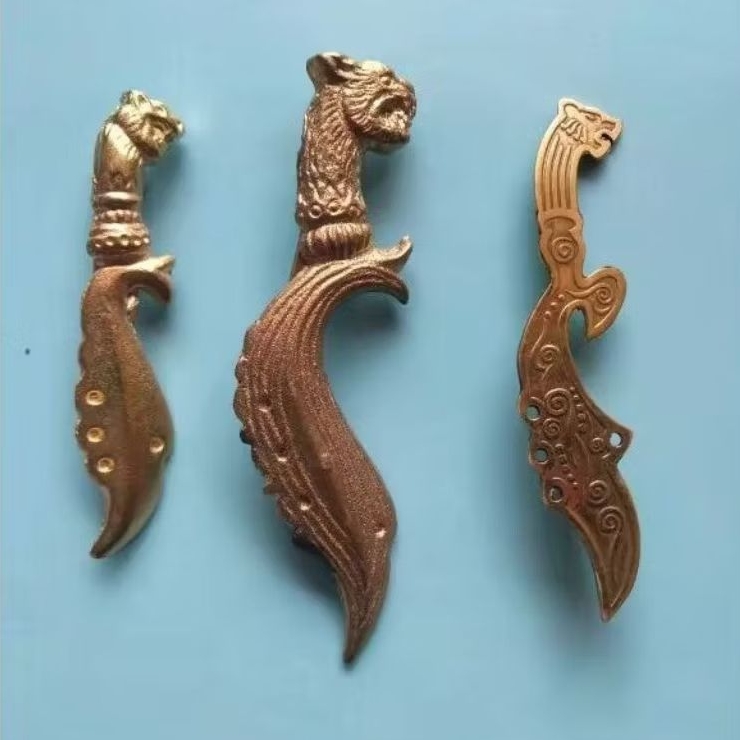 Bros Pin Kujang Bahan Logam Tersedia 3 Variasi Besar, Kecil & Kuningan / Pin Bros Kujang Clips Akses