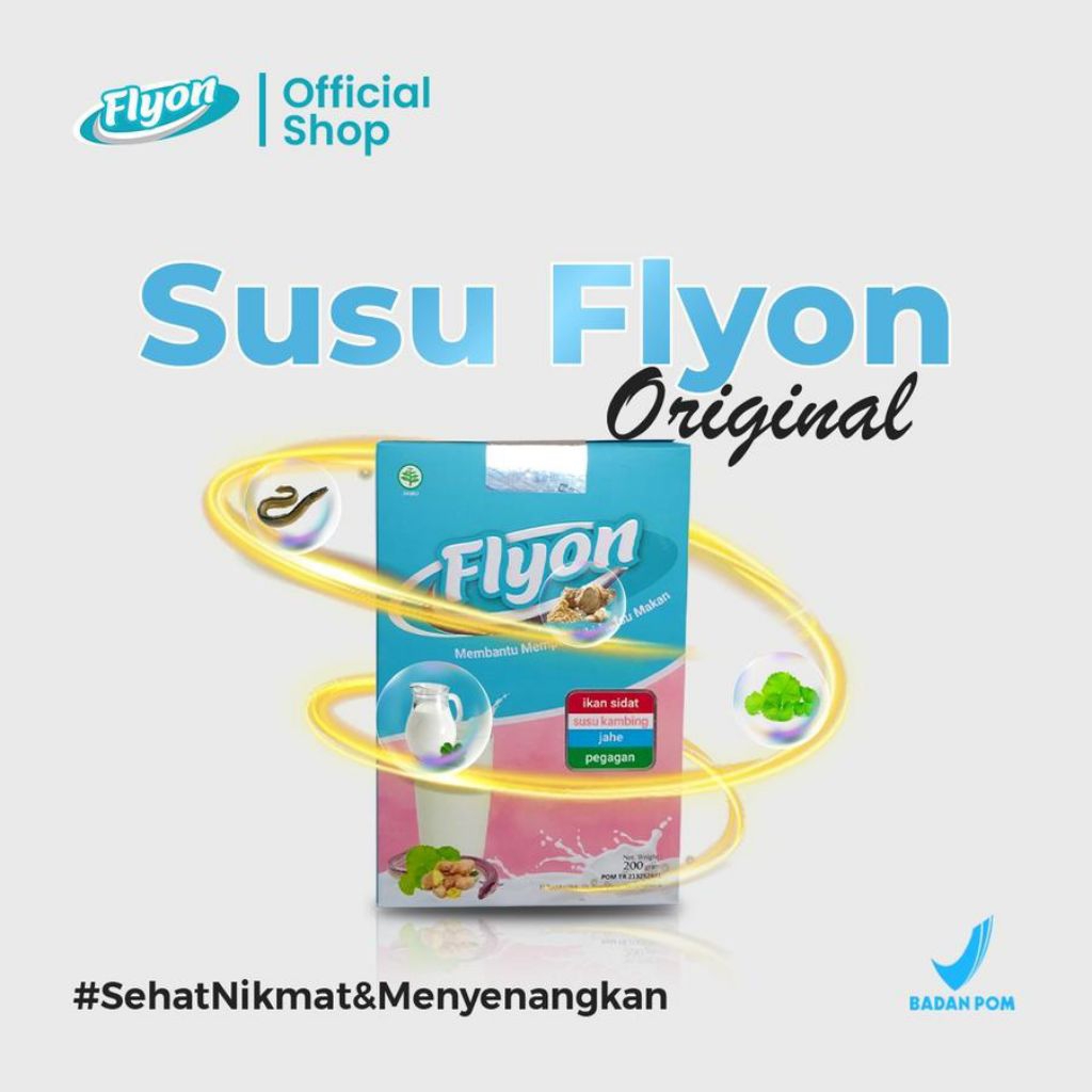 

Susu Flyon Rasa Original BPOM Verifed Bubuk Etawa Gajian Sale - 1 box