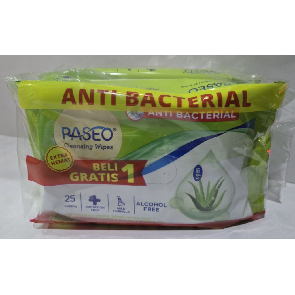 PASEO TISSUE BASAH 25 sheet 1+1