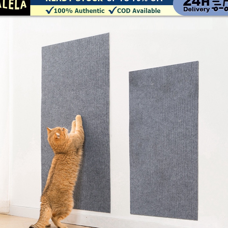 Cat Scratcher Mat Karpet Garukan Cakaran Kucing Tempel Dinding Tembok Pelindung Sofa Anti Gores