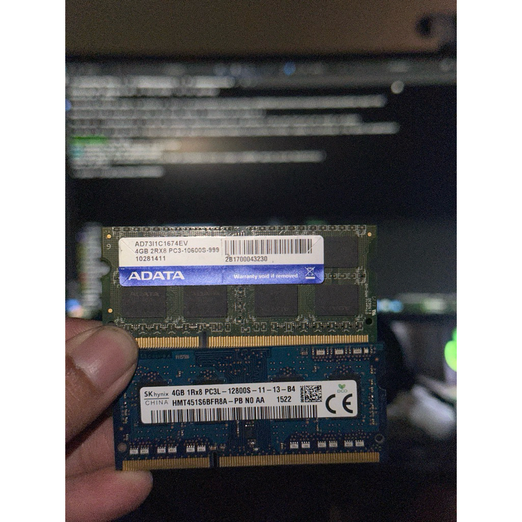 RAM LAPTOP 8 GB KIT (2x4gb)