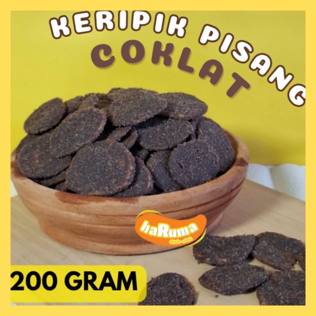 

200 Gram Keripik Pisang by haRuma Potongan Koin Makanan Keripik Snack