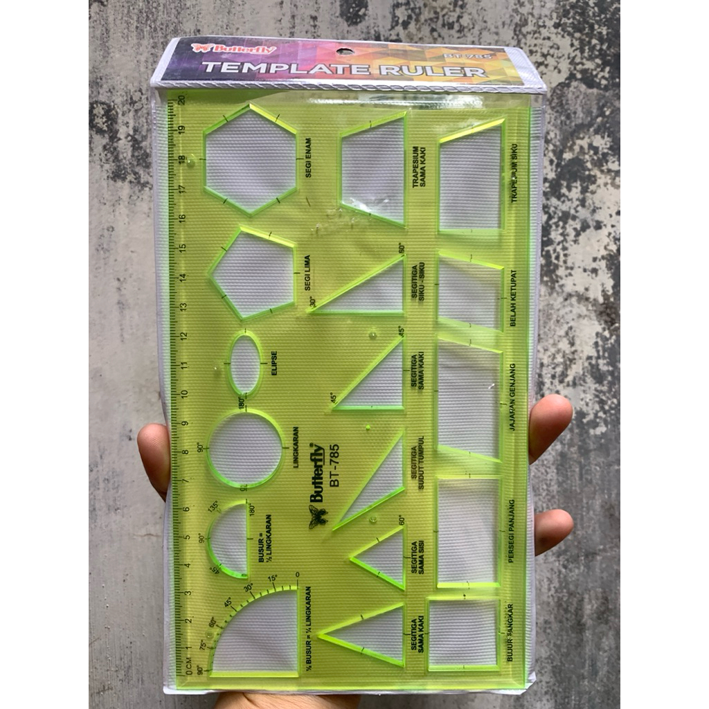 

Butterfly Penggaris Cetakan / BT-785