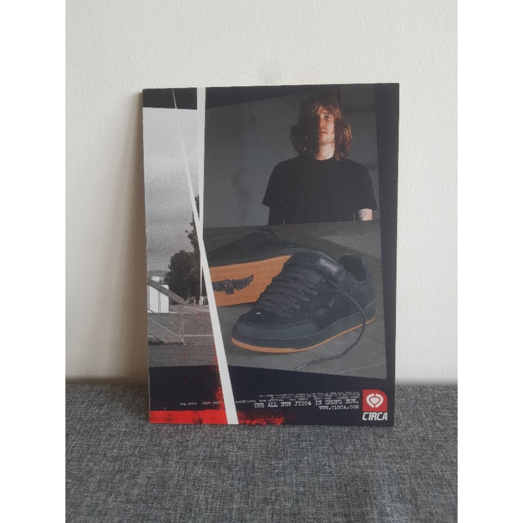 Poster Circa Shoes Skateboard Vintage