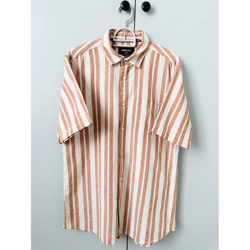 Kemeja Manzone - Peach