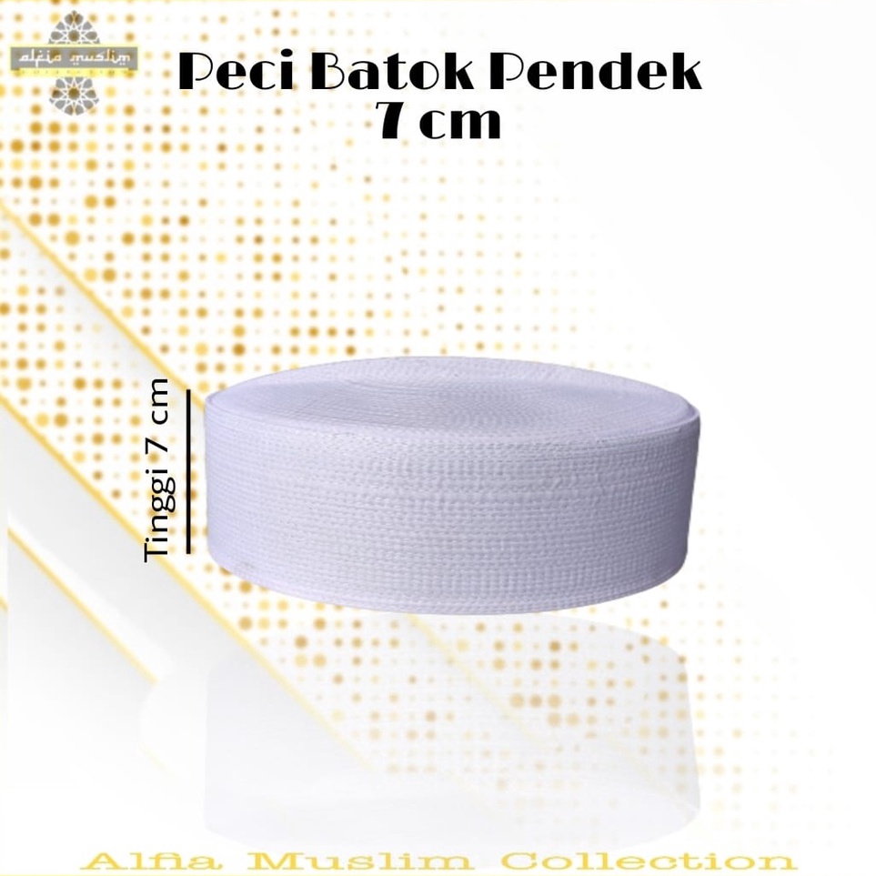 BISA COD  Peci Batok Pendek  Peci Haji  Peci putih  Kopiah Haji  Songko  Kopyah Putih