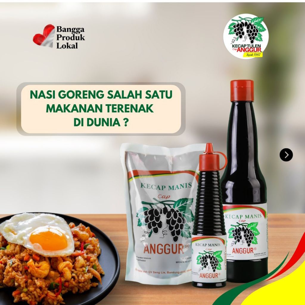 

Kecap Manis Cap Anggur Botol 275ml/Kecap Manis Legenda Cap Anggur 275ml/Kecap Asin Cap Anggur