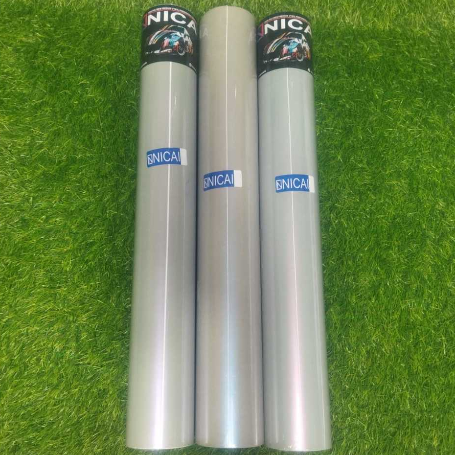 Promo belanja 1Roll free Souvenir Jearsy NiCAI Stiker Skotlet NICAI Magic Candy GREY Motor Premium [