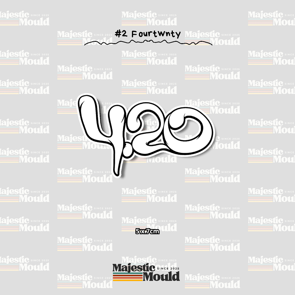 

#2 Fourtwnty – Stiker Band Vinyl Glossy | Tahan Air & Luntur (Laptop/Helm/Tumbler/dan media lainnya)