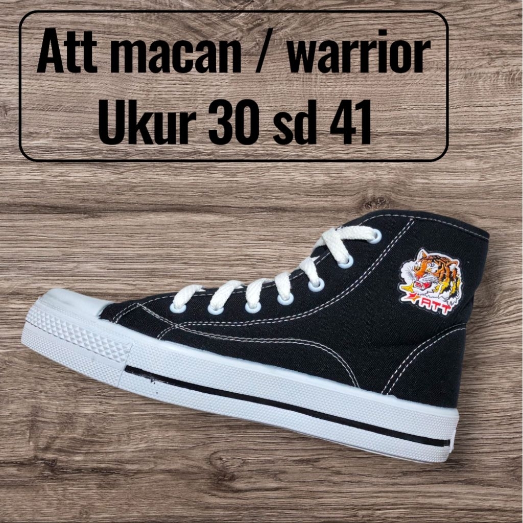 Sepatu att macan att warior sepatu sekolah