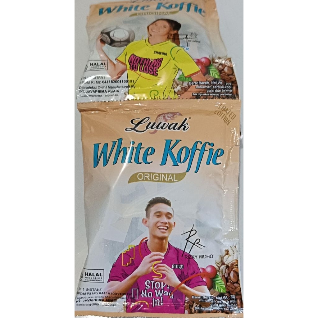 

Luwak White Koffie Original 1 renceng isi 10 sachet