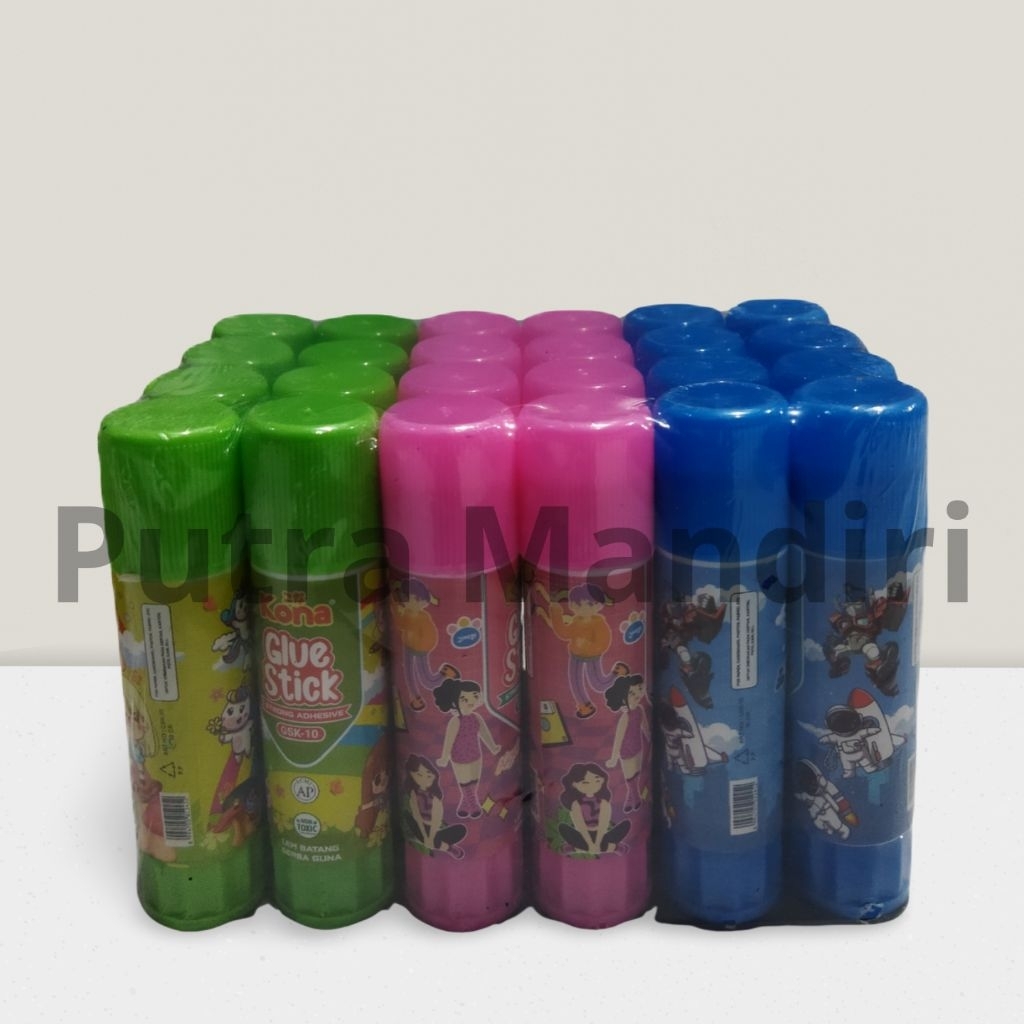 

Glue stick kona 1pak(24pcs) lem kerajinan/lem serbaguna/lem kertas