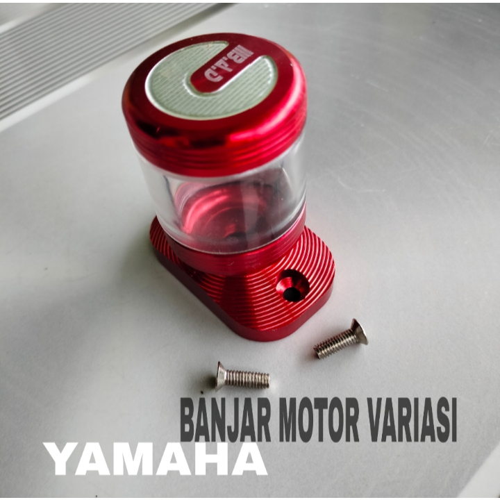 BANJAR MOTOR Tutup Minyak Rem Variasi Yamaha Nmax Lexi Aerox Freego Mio Fino baut sejajar